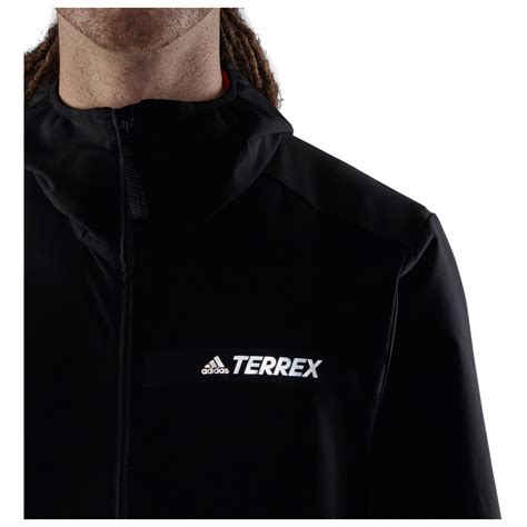 adidas terrex jacke herren schwarz|Adidas Terrex Softshelljacke .